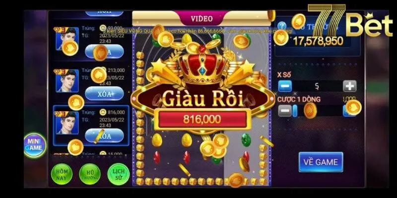 Tham gia chơi slot đoạt bảo đình đám tại nhà cái uy tín 77bet